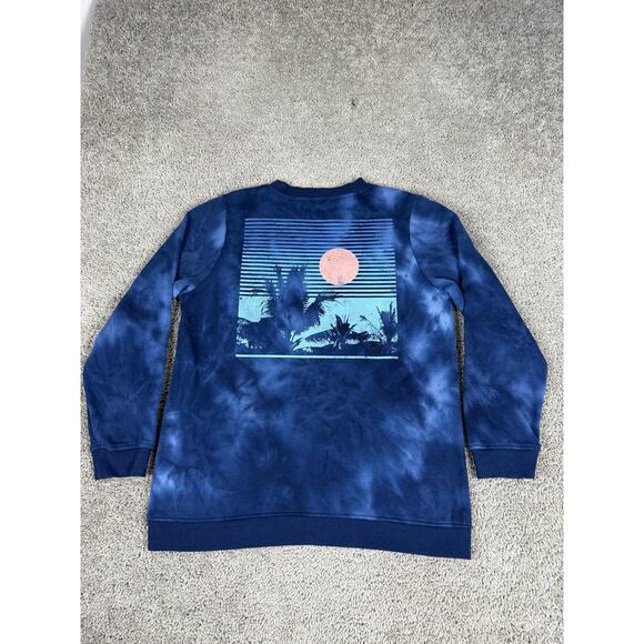 Beach Boys Sweatshirt Mens XL Blue Tie Dye Crewneck Pullover Graphic Band - Picture 5 of 11